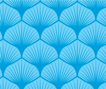 Poplin Leaf Aqua